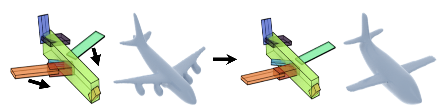 Airplane editing example